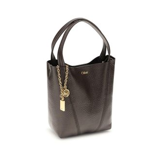 Chlo&eacute; Womens Brown Calf Leather Bos Taurus Shoulder Bag