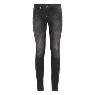 Philipp Plein Dames, Jeans, Zwart, Maat: W31 Denim