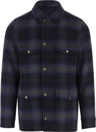 Woolrich Wolmix Overhemd met Ruitpatroon - Heren - Casual Overhemden - Veelkleurig - XL - Wol - Overhemden