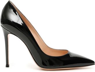 Gianvito Rossi Lakschoenen van lakleer - Dames - Pumps - Zwart - 40 EU - Leer - Schoenen