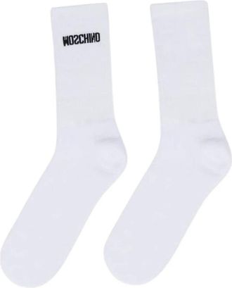 Moschino Calcetines Terry con Logo - Underwear - Hombre - Blanco - ONE SIZE