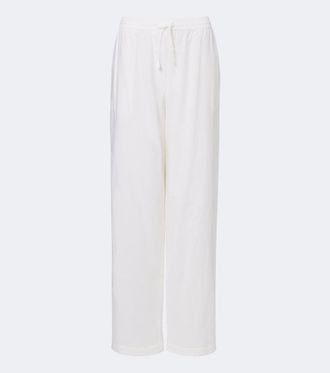 The Row Kriza cotton poplin wide-leg pants