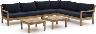 Rough Country Rustic Furniture ROUGH Batang hoek loungeset 6-delig links