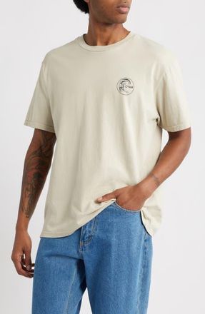 O'Neill OG Circle Surfer Logo Graphic T-Shirt in Light Khaki at Nordstrom, Size Medium