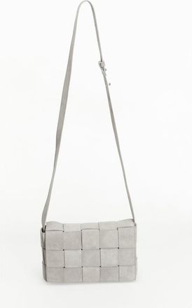 FURNIQ Hoxton Woven Suede Handbag in Beige at Nordstrom