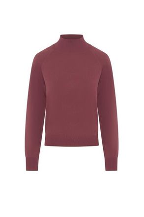 Vivid Raglan Mock Neck Viscose Nylon Knit Sweater in Champagne at Nordstrom, Size X-Small