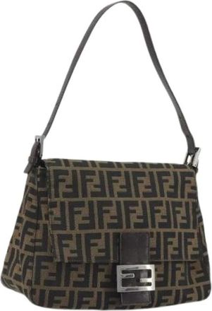 Fendi Borsa a spalla Fendi Zucca Canvas Pre-owned - - Pre-owned - Donna - Marrone - ONE SIZE
