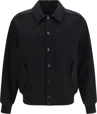 Ferragamo Chaqueta de Lana y Cachemira - Jackets - Hombre - Negro - L