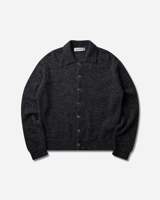 Our Legacy Men s Evening Polo Charcoal Melange