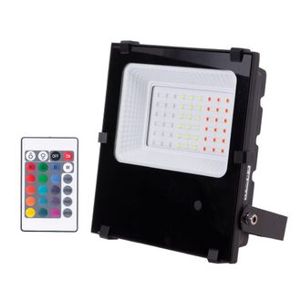 GreenIce Greenice - Foco Proyector Led 30w Ip65 Mando A Distancia Rgb 40.000h [1916-ns-hvfl30w-f-rgb]
