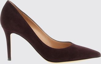 Gianvito Rossi D&eacute;collet&eacute; Gianvito in pelle scamosciata con tacco a spillo