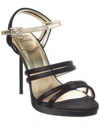 Roger Vivier Satin & Patent Sandal