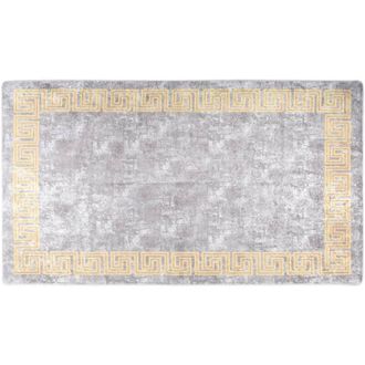 vidaXL Rug Washable 190x300 cm Grey Anti Slip Vidaxl