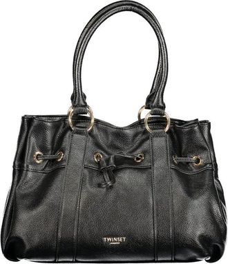 Twinset Nero Poliuretano Women Womens Bag