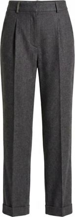 PESERICO Dames, Broeken, Grijs, Maat: XL