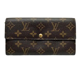 Louis Vuitton Pre-owned Wallets, female, Brown, Size: ONE SIZE Pre-owned Monogram Long Wallet