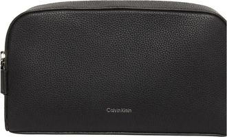 Calvin Klein Bewerkte toilettas - Zwart