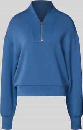 Varley Sweatshirt aus Viskose-Mix mit Rei&szlig;verschluss Modell davidson in Rauchblau, Gr&ouml;&szlig;e XL