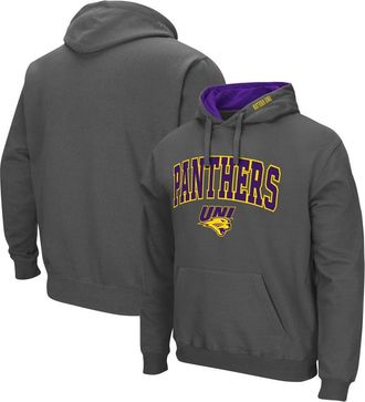 Colosseum Mens Colosseum Charcoal Northern Iowa Panthers Arch and Logo Pullover Hoodie at Nordstrom, Size Large