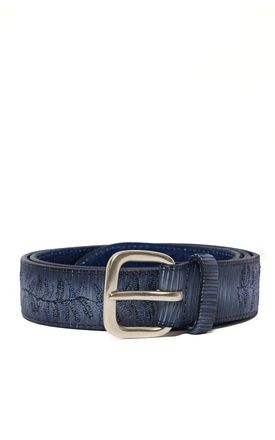 Orciani Blade Palm Laser-Cut Leather Belt