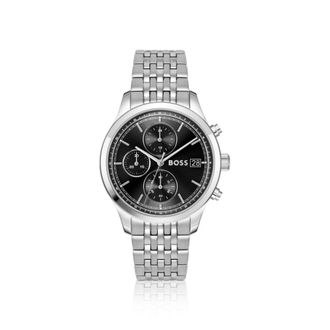 BOSS Stratus chronograph watch with seven-link bracelet