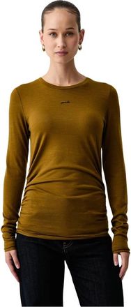 Pinko Pinko - Perle Longsleeve - Dames - Truien - Groen - Maat: M Wol