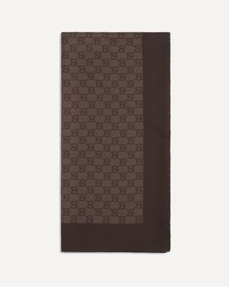 Gucci GG silk twill jacquard Scarf Female UNI