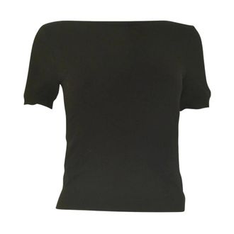Maison Margiela Tops, Dames, Zwart, L, T-Shirts