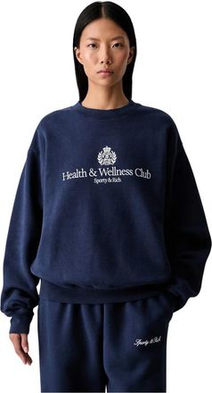 Sporty & Rich Sweatshirts - Dames - Sweatshirts - Blauw - S - Hoodies & sweatvesten
