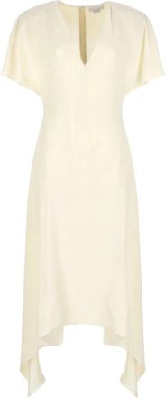 Stella McCartney Midi Kleedjes - Dames - Casual kleedjes - Wit - S - Kleedjes