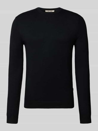 Only & Sons Regular Fit Strickpullover aus Viskose-Mix Modell WYLER in Black, Größe XXL