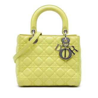 Dior Pre-owned Dior Medium Lambskin Cannage Lady Dior Ladies 70NHNXXOX5G36EAA