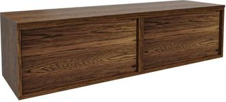 Saniclass Holz Frame Badkamermeubelset - 160x45x40cm - 2 lades - topblad - Walnut pure