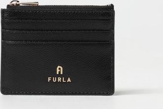 Furla Portacarte di credito Camelia Furla in pelle a grana