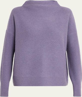 Vince Boiled Cashmere Turtleneck Pullover