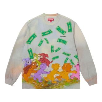 SUPREME All Dogs Go To Heaven Long-Sleeve T-Shirt Day FW25KN99-DAY