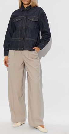 AllSaints Denim Jacket Denby, Womens, Navy Blue