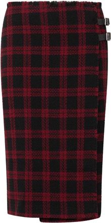 Pinko Midi Rok - Dames - Midirokken - Veelkleurig - L - Wol - Rokken