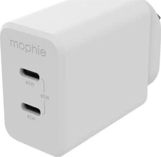 Mophie Speedport 45 Universal Blanco Corriente Alterna Carga R&aacute;pida Interior