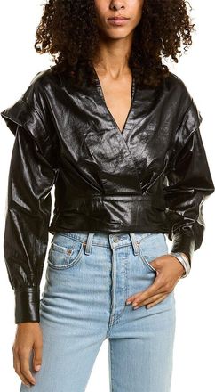 Iro Iro Tilka Leather Top