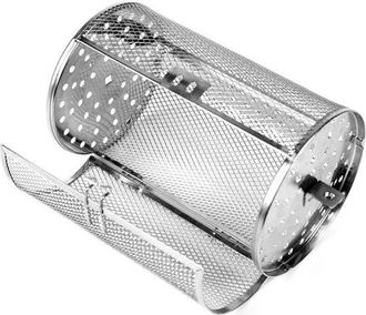 OEM Cesta De Acero Inoxidable Para Asar Verduras, Patatas Y Frutos Secos: Perfecta Para Barbacoas Y Asadores