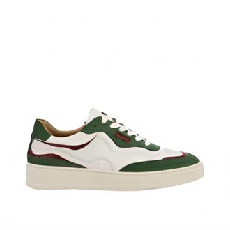 Alohas Pond Leather Sneakers In Green