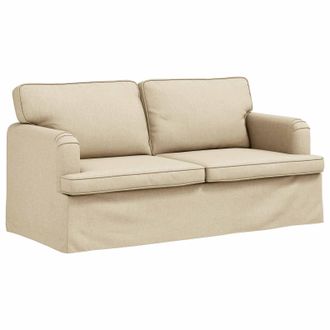 vidaXL Sof&aacute; Crema 162 X 80 X 85 Cm Tela Vidaxl