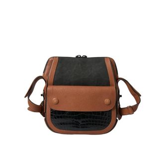 Balenciaga Luxury Crocodile Leather Crossbody Bag