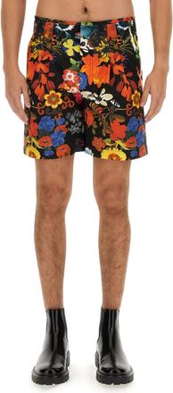 Moschino Multicolor Floral Shorts