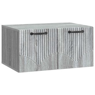 vidaXL Mueble Para Tv De Pared Gris Sonoma 59,5 X 41 X 30 Cm Vidaxl