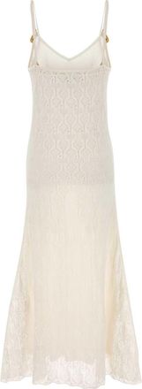 Bottega Veneta Womens Dress White Cotton Silk