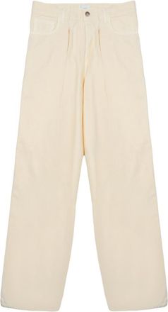 Haikure Beige Relaxed High Rise Jeans