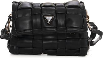 Guess Borsa media Marion flap Nero Guess Donna