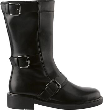 H&ouml;gl Billie Enkellaarsjes - Dames - Hoge Laarzen - Zwart - 38 EU - Leer - Schoenen